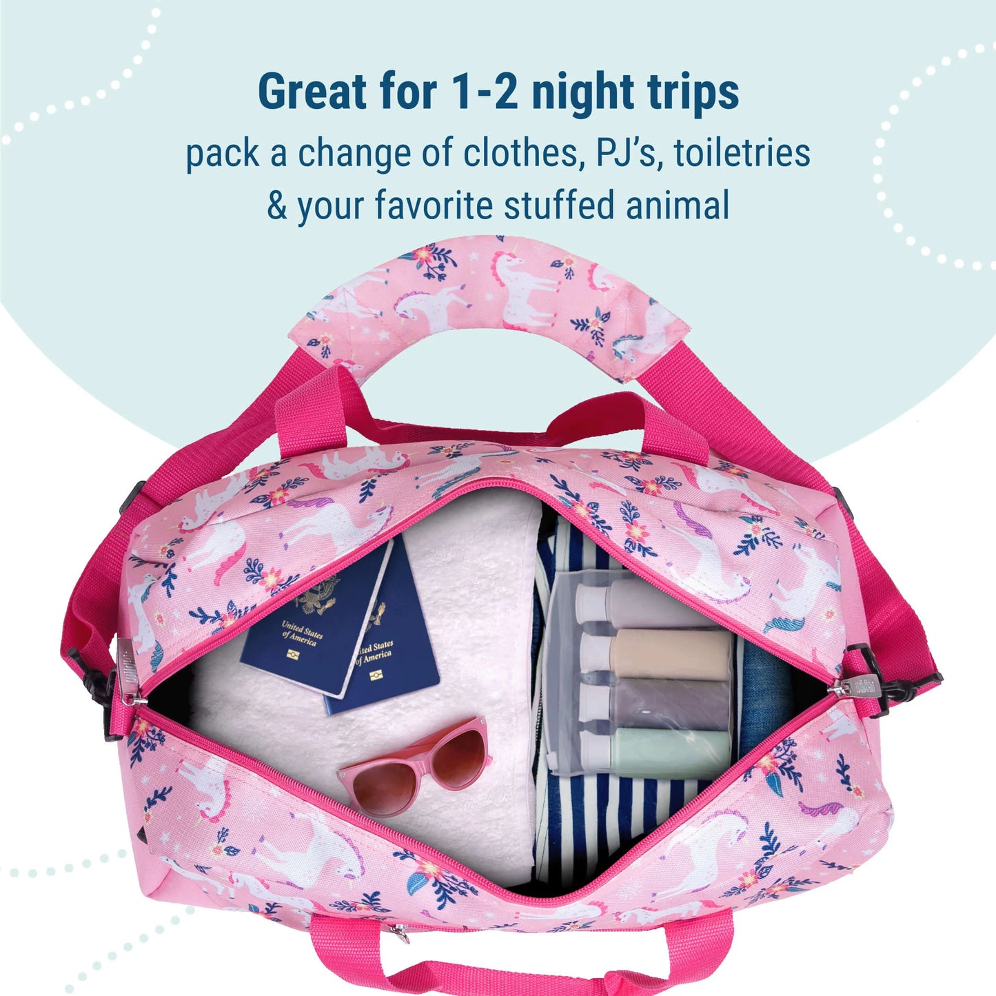 Magical Unicorns Overnighter Duffel Bag (25091)