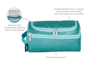 Blue Glitter Toiletry Bag (34905)